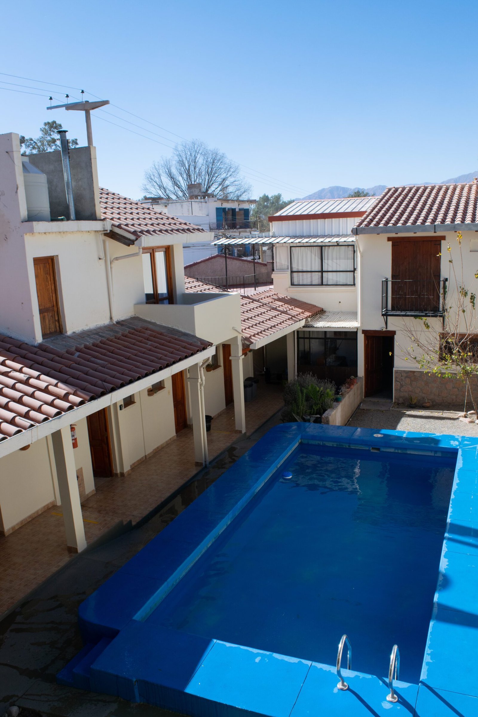 Vista del patio y pileta